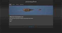 Desktop Screenshot of picturepython.com